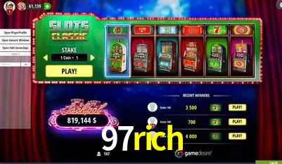 A Popularidade dos Caça-Níqueis no 97rich